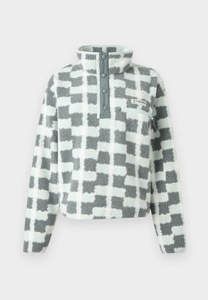 Columbia, HELVETIA PRINTED CROPPED HALF SNAP - Fleecepullover - sedona sage