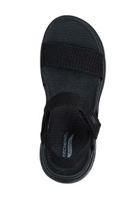 Skechers ANNIE - Sandali con zeppa - black