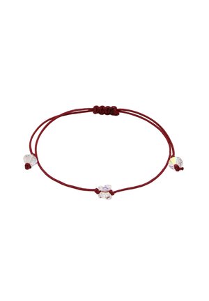 SPARKLING BUTTERFLY CHARM - MIT KRISTALLEN VON SWAROVSKI® - Bracelet - dunkelrot