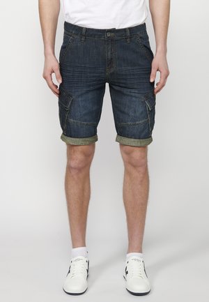 Jeans Shorts - azul osc   dark blue