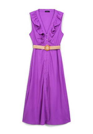 Shirt dress - ciclamino