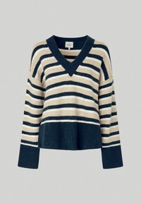 Pepe Jeans DEBBIE - Strickpullover - navy blue beige