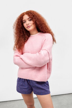 OSLO  - Svetrík - bright pink
