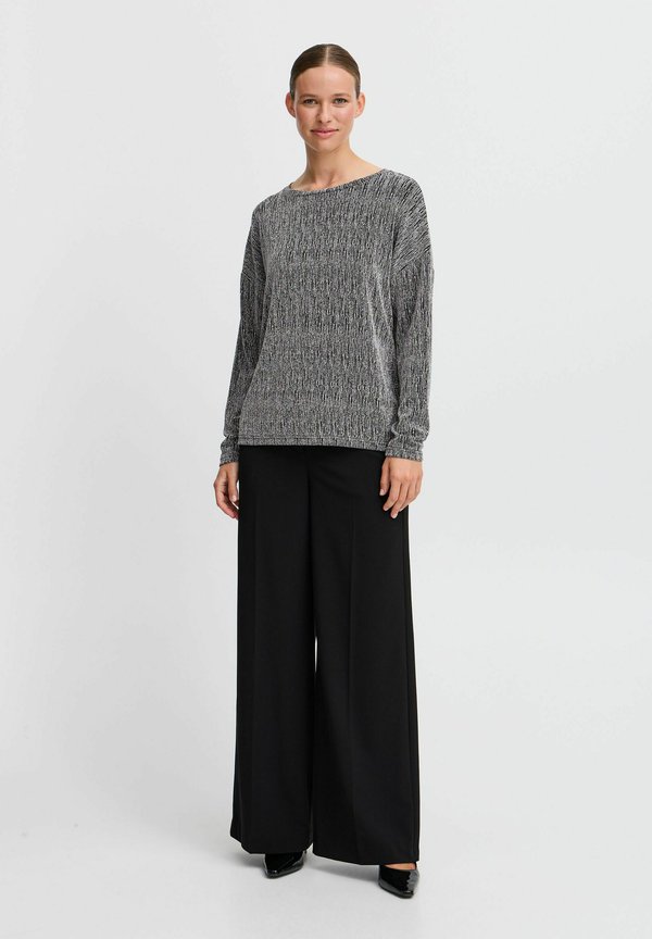 BYSHILOH - Long sleeved top - silver mix2