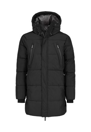 MIT LEISTENTASCHEN - Winter coat - dark-grey