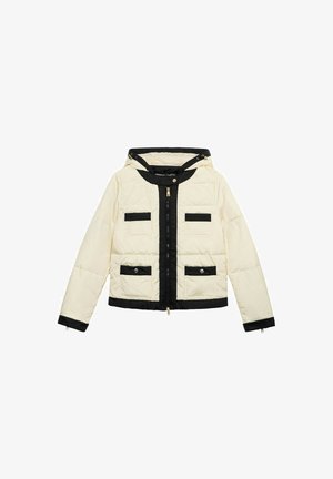 Oltre BICOLOR IMBOTTITA - Gewatteerde jas - bianco