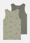 NMMTANK DINO 2 PACK - Potkošulja - agave green