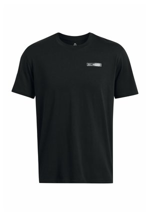 Under Armour HEAVYWEIGHT ARMOUR LABEL - T-shirt basic - black