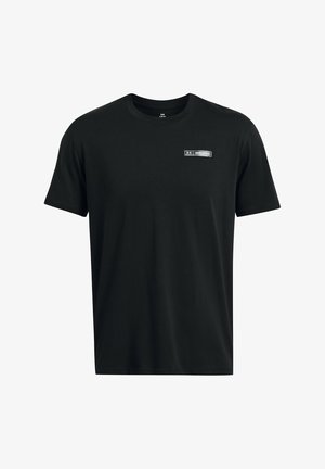 Under Armour HEAVYWEIGHT ARMOUR LABEL - T-shirt basic - black