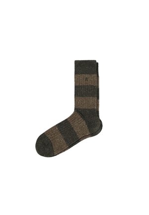 Calcetines - dark green brown