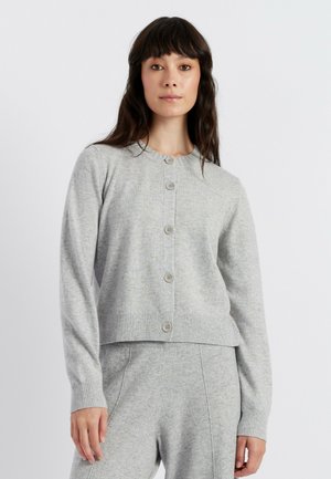 CREW NECK - Strickjacke - light grey