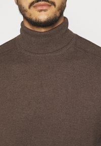 Selected Homme SLHBERG ROLL NECK NOOS - Pulóver - demitasse melange