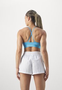 adidas Performance HYPERGLAM BRALETTE - Športni modrček z rahlo podporo - semi blue burst/white