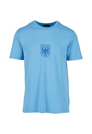 T-shirt med print - blau
