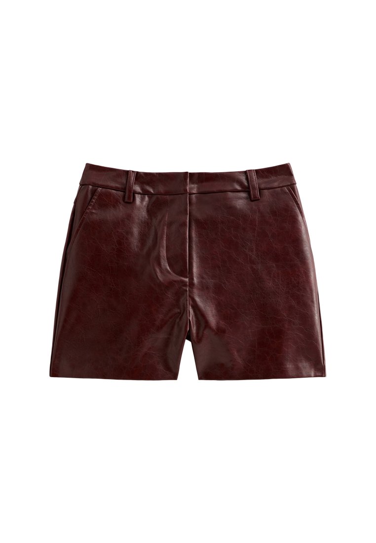 New Look CRACKED TEXTURE - Shorts - burgundy/rojo - Zalando.es