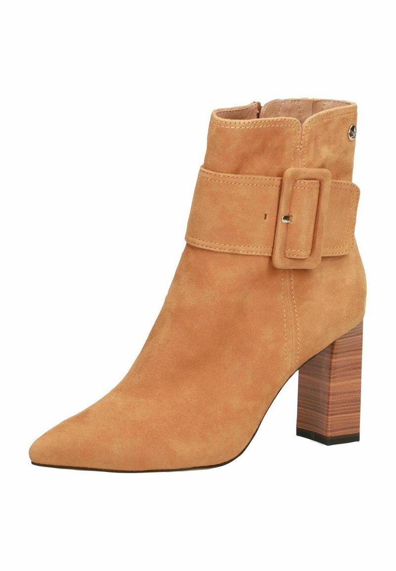 Damen Klassische Stiefel | Caprice High Heel Stiefelette curcuma suede/gelb - SB78269 Damen Klassische Stiefel | Caprice High Heel Stiefelette curcuma suede/gelb - SB78269