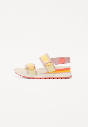 Gioseppo CRANMOOR - Sandalias de cuña - multicolor