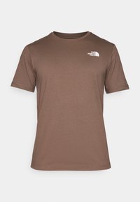 M SS BOX NSE TEE - T-shirts print - smokey brown/black