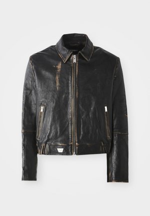 1997 VINTAGE JACKET - Lederjacke - black