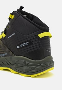 HI-TEC FUSE TRAIL MID WP - Hikingschuh - black/olive