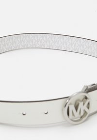 MICHAEL Michael Kors REVERSIBLE BELT - Cinto - optic white