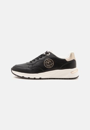 TOM TAILOR, UALANI - Baskets basses - black/gold-coloured