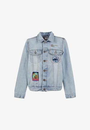 PATCHES - Jeansjacke - blue