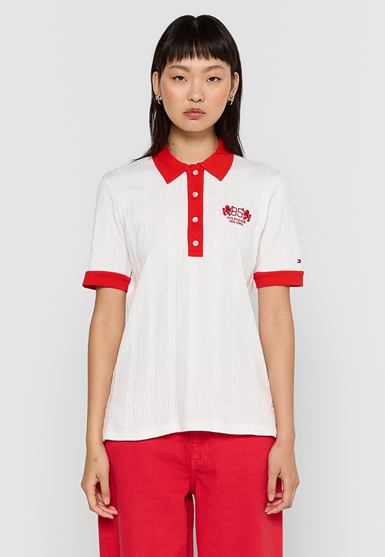Tommy Hilfiger Poloshirt wit Tommy Hilfiger Poloshirt wit