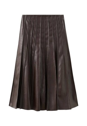 Falda acampanada - brown