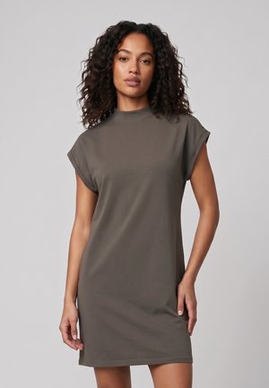 Urban Classics, LADIES EXTENDED SHOULDER DRESS 2-PACK - Robe t-shirt - olive sand