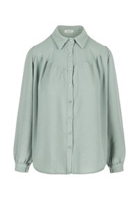 LolaLiza WITH VOLUME SLEEVES - Button-down blouse - mint green