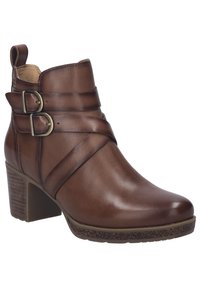 Josef Seibel Cowboy/biker ankle boot - cognac