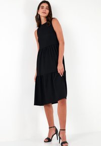 LELA REGULAR FIT - Day dress - black
