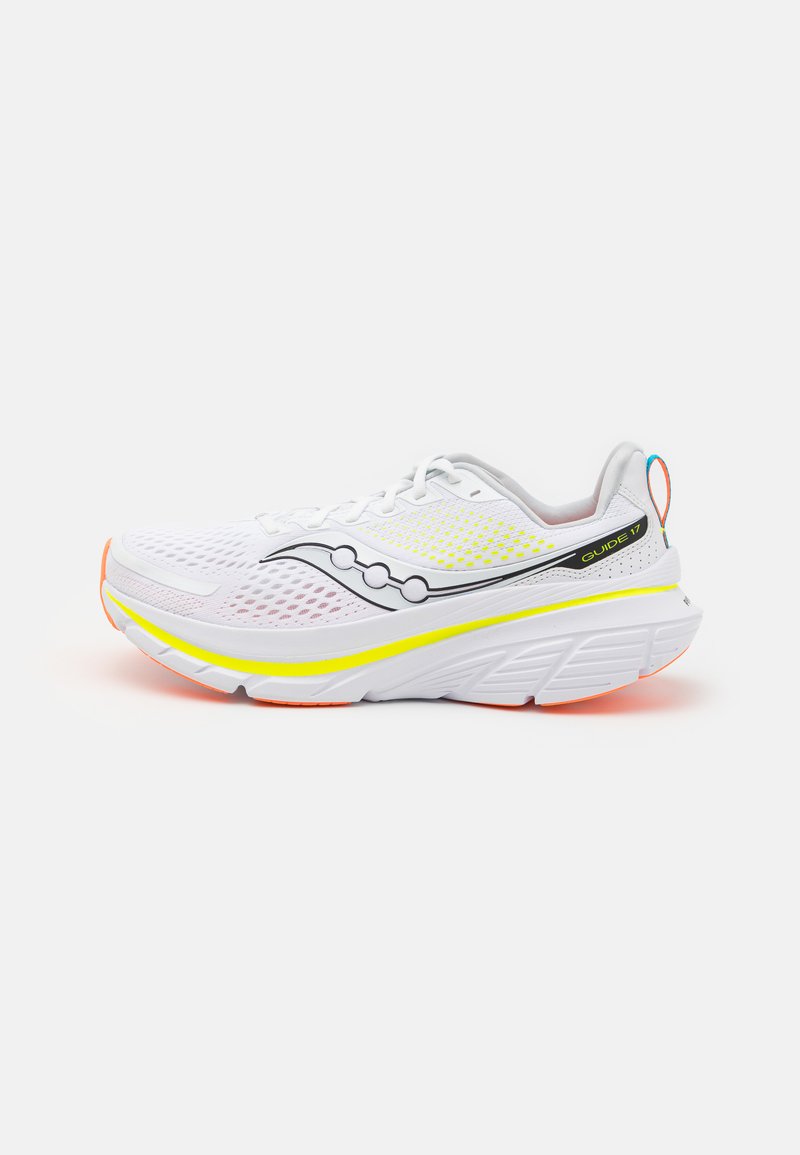 Saucony GUIDE 17 - Scarpe da corsa su strada - white/black