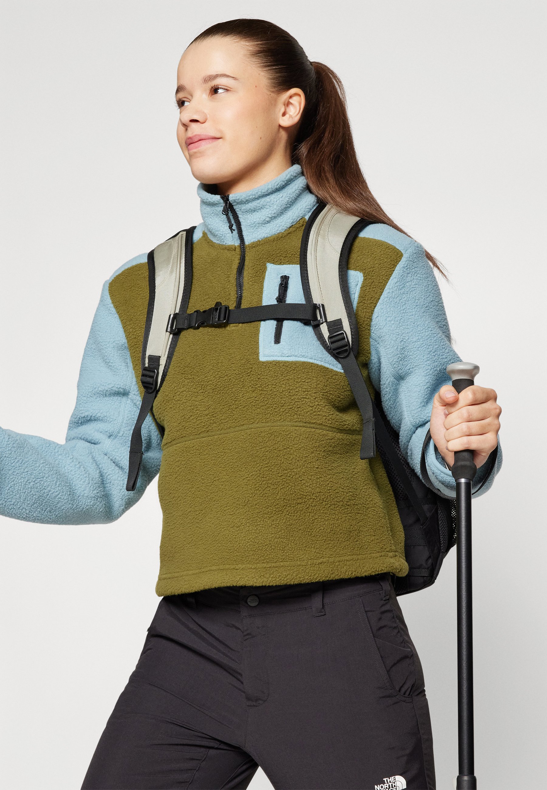 売れ筋商品|||ノースフェイス パーカー・スウェットシャツ レディース アウター YUMIORI  ZIP - Fleece jumper - forest olive/shallow blue/black Women's Yumiori Full-Zip | The North Face