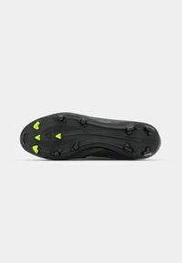 adidas Performance F50 LEAGUE FG/MG - Firm-ground football boots - core black/iron metallic/lucid lemon