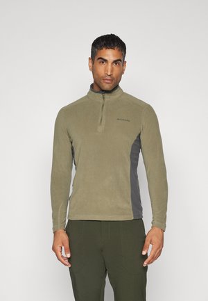 KLAMATH RANGE™ HALF ZIP - Fleecegenser - stone green/shark