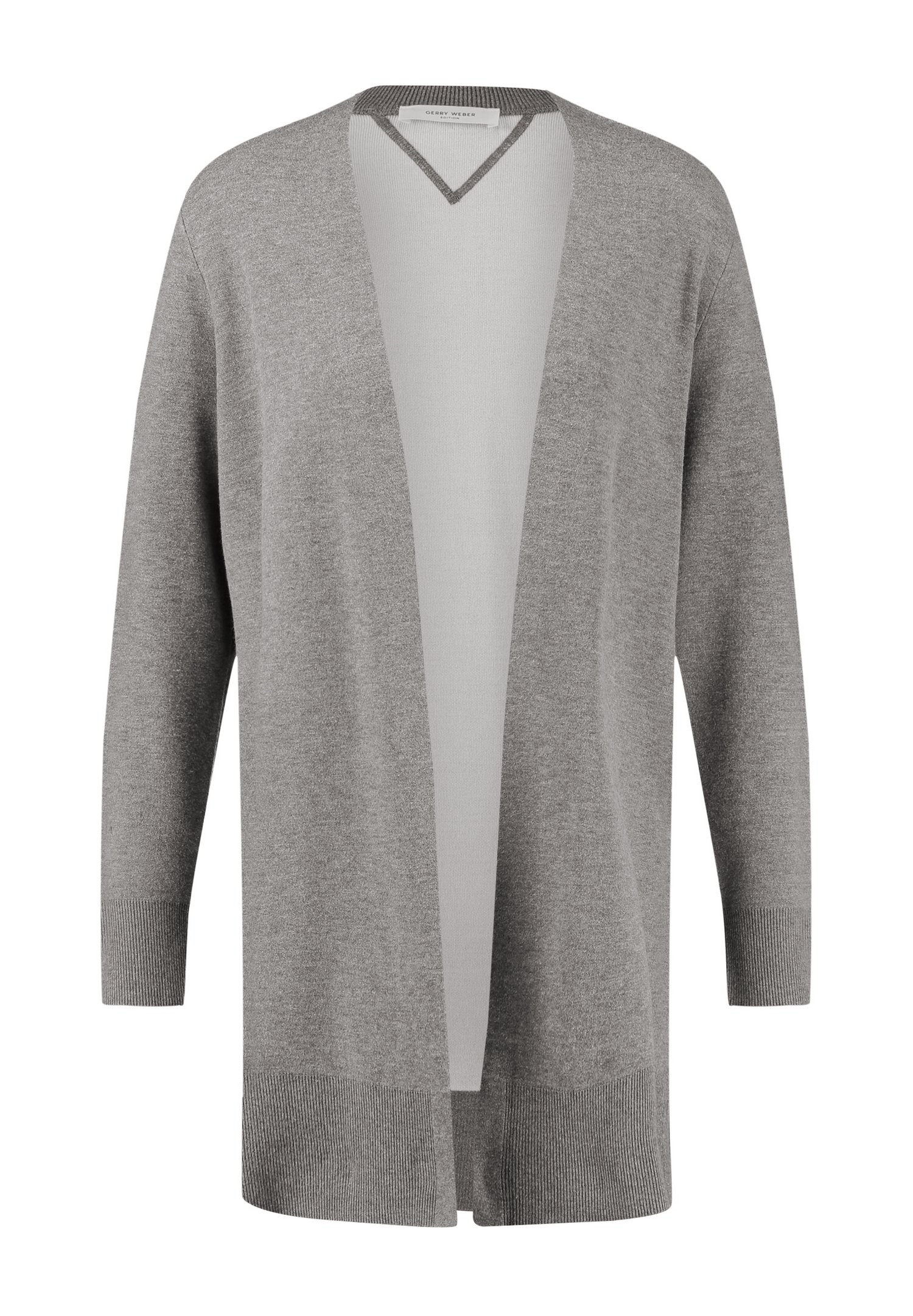 LONG - Cardigan - grey melange 
