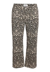NMMARLEY ZEBRA - Jeans straight leg - ecru