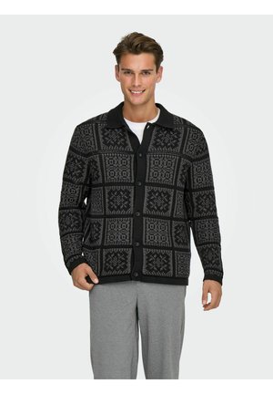 Only & Sons ONSBARK - Vest - black