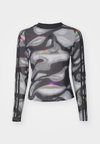 PRIDE SHINY SHORT - Long sleeved top - multicolor grey two