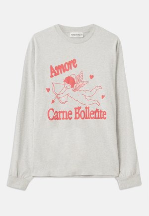 Carne Bollente UNDER YOUR LOVE SPELL UNISEX - Long sleeved top - grey