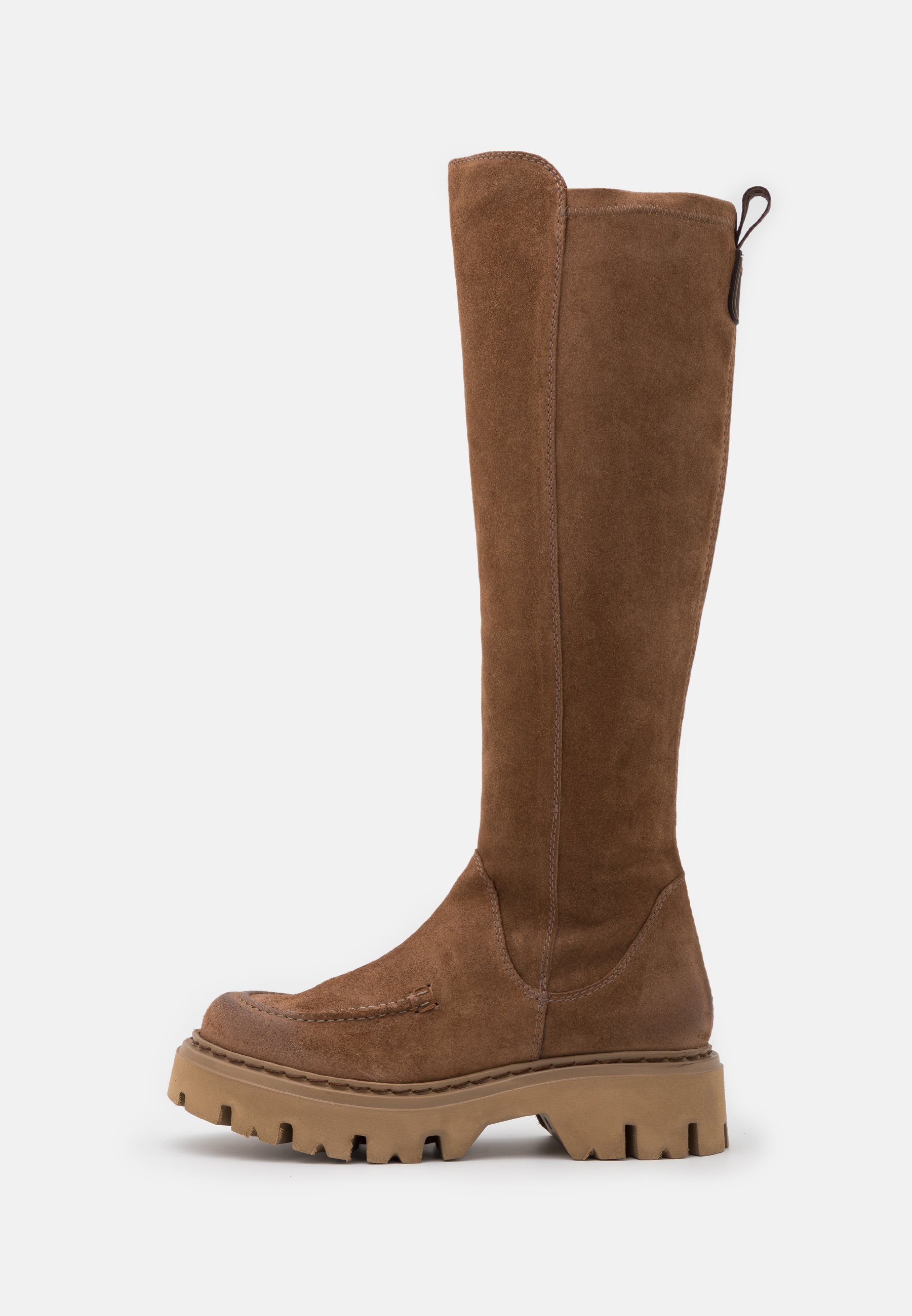 Pedro Miralles Botas con plataforma - cortina oil bambi/coñac - Zalando.es