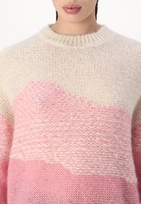 Selected SLFJACKIE O NECK - Πουλόβερ - birch/peony