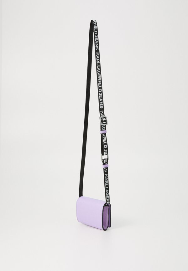 BOX LOGO WALLET - Cross body bag - lavendula3