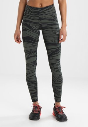 Tights - dark green