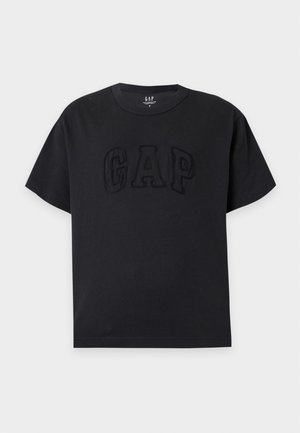 GAP, CHAIN STITCH LOGO CROP TEE - T-Shirt print - moonless night
