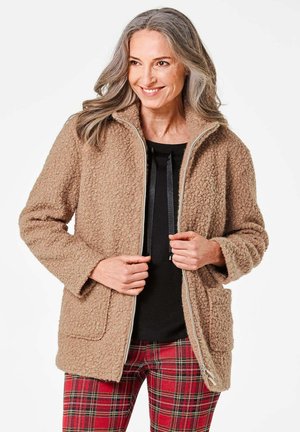 Giacca in pile - brown