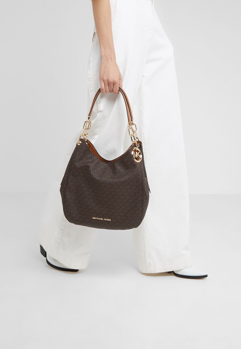 MICHAEL Michael Kors LILLIE CHAIN TOTE - Tote bag - acorn/brown 