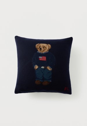 FLAG BEAR - Scatter cushion - navy